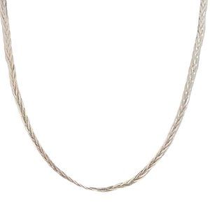 Napier Silver Weave Twisted Necklace